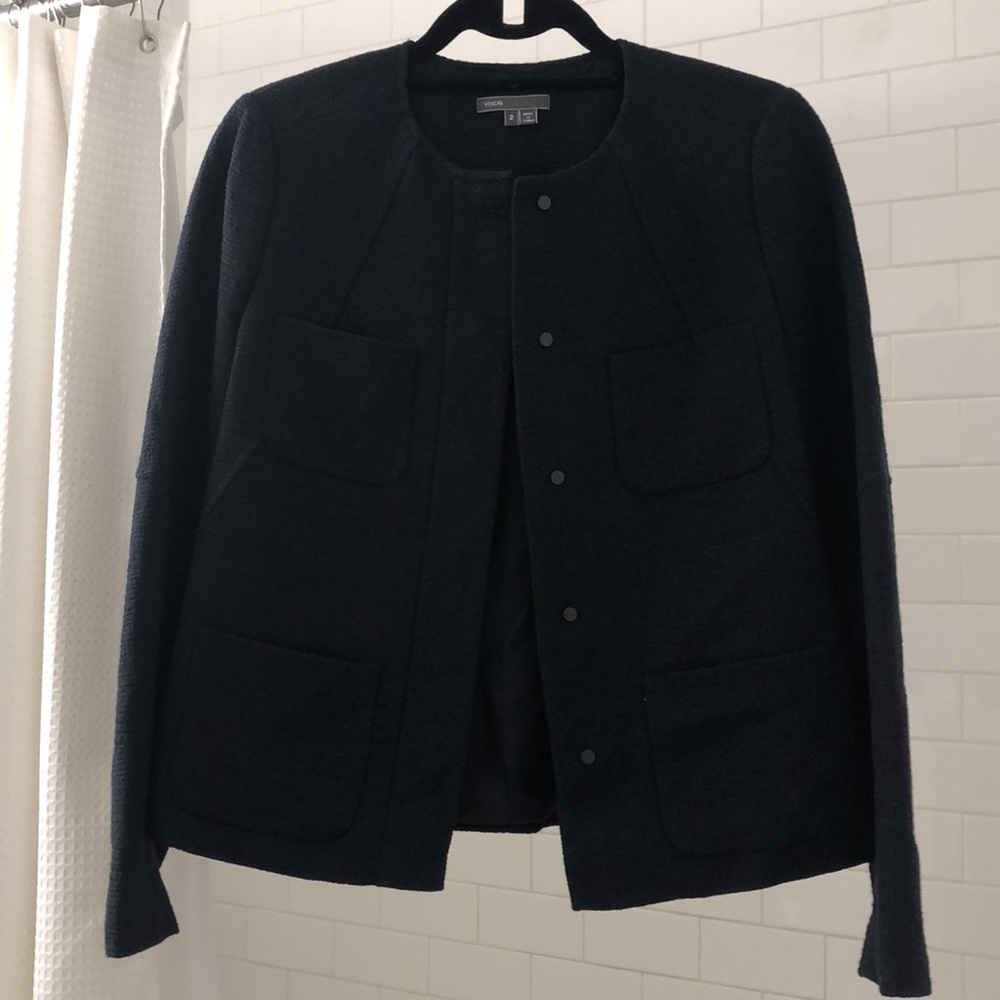 Vince navy blazer, size 2